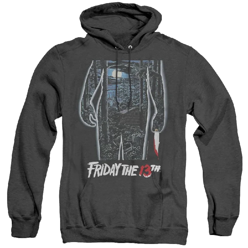 Friday The 13Th 13Th Poster - Heather Pullover Hoodie