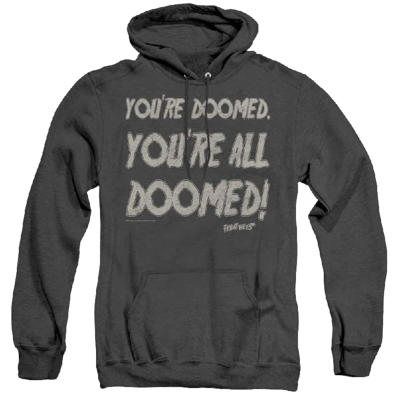 Friday The 13Th Doomed - Heather Pullover Hoodie