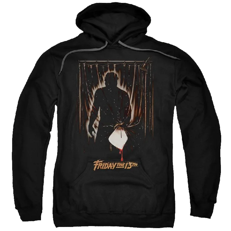 Friday The 13th Part 3 Poster - Pullover Hoodie Cable Knit Chunky