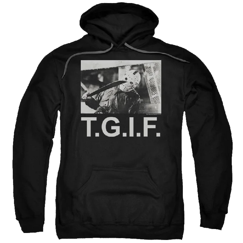 Friday The 13th Tgif - Pullover Hoodie Turtleneck Warm Pullover