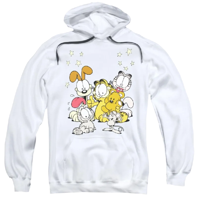 Garfield Friends Are Best - Pullover Hoodie Deep Neck Pullover