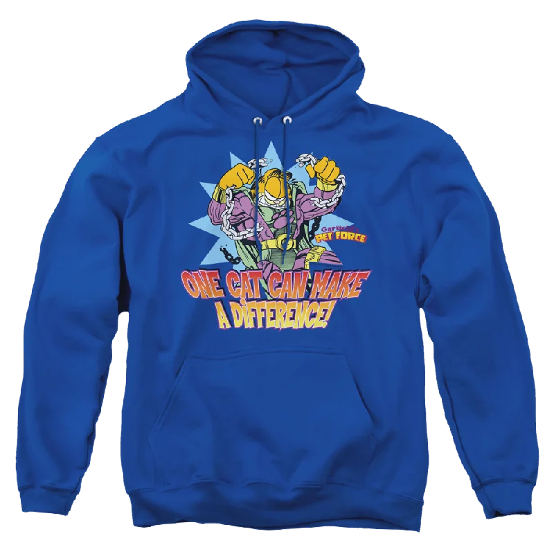 Garfield Make A Difference - Pullover Hoodie Slit Sleeve Stylish