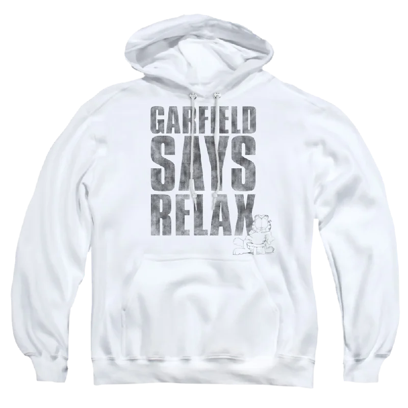 Garfield Relax - Pullover Hoodie Flutter Sleeve Feminine