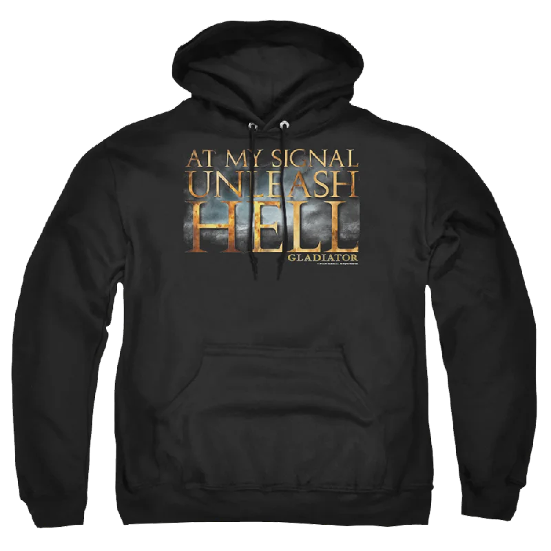 Gladiator Unleash Hell - Pullover Hoodie Cashmere Luxurious Pullover