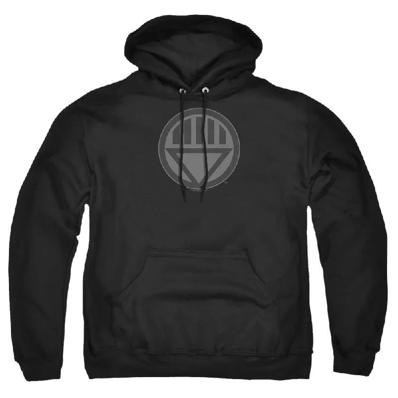 Green Lantern Black Symbol - Pullover Hoodie Fine Merino Wool