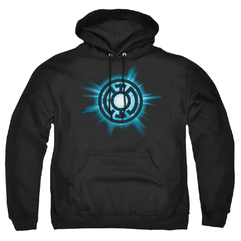 Green Lantern Blue Glow - Pullover Hoodie Oversized Cozy Pullover