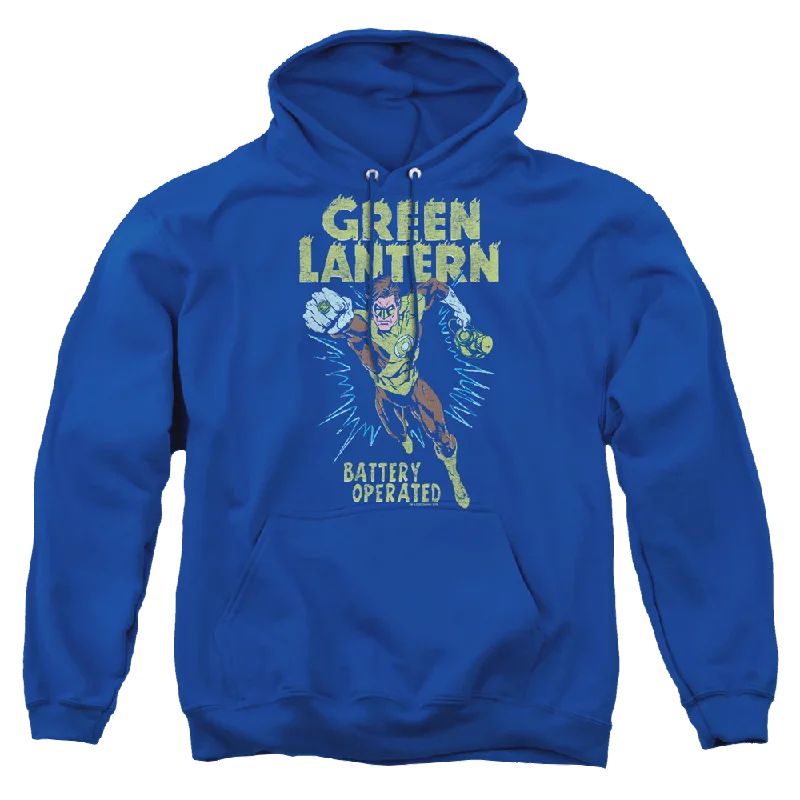 Green Lantern Fully Charged - Pullover Hoodie Sabrina Neck Pullover