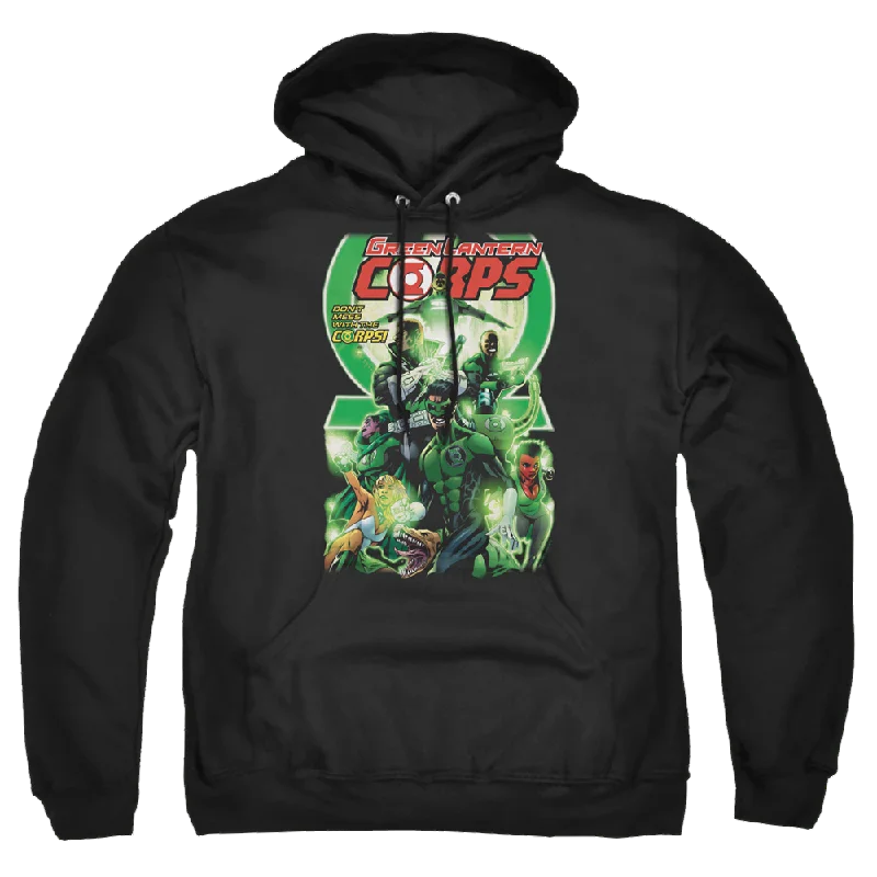 Green Lantern Gl Corps #25 Cover - Pullover Hoodie Peter Pan Collar