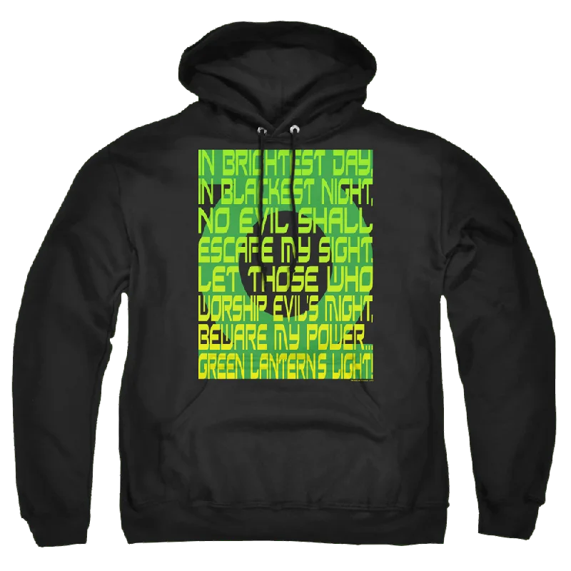 Green Lantern Green Lantern Oath - Pullover Hoodie Mock Neck Pullover