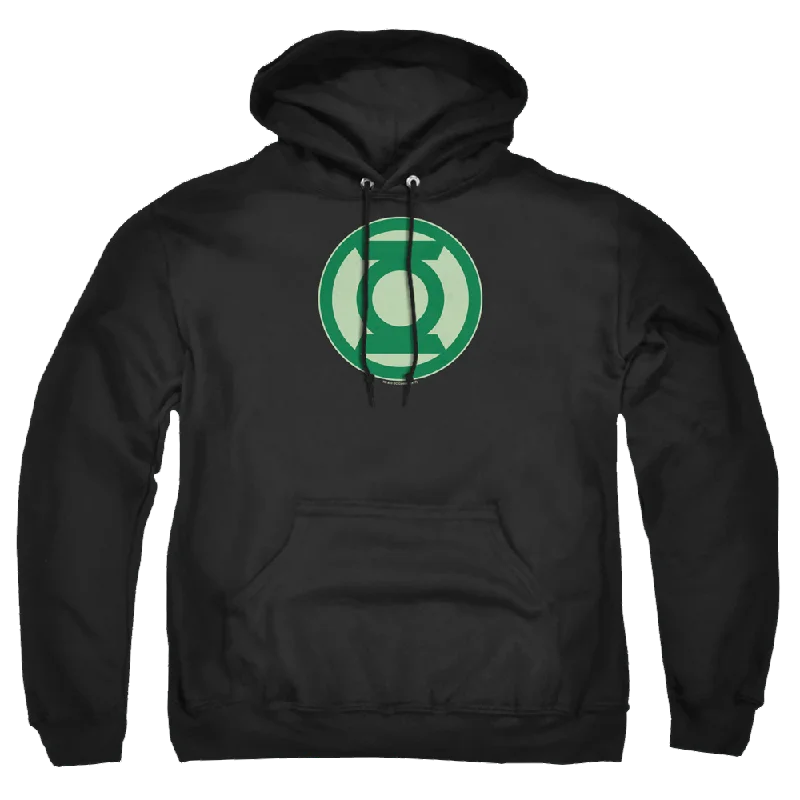 Green Lantern Green Symbol - Pullover Hoodie Kimono Neck Pullover