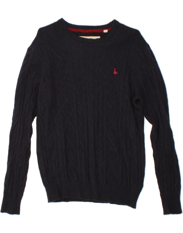 JACK WILLS Womens Boat Neck Jumper Sweater UK 16 Large Navy Blue Plaid Sweater Polka Dot Checkered JACK WILLS Womens Boat Neck Jumper Sweater UK 16 Large Navy Blue Plaid Sweater Polka Dot Checkered