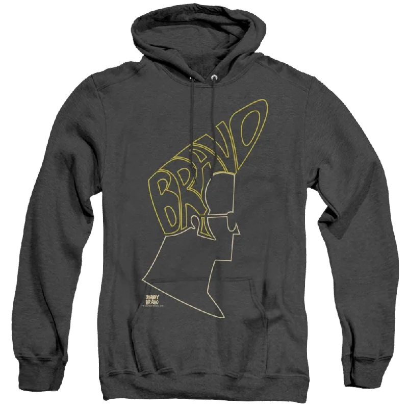 Johnny Bravo Bravo Hair - Heather Pullover Hoodie