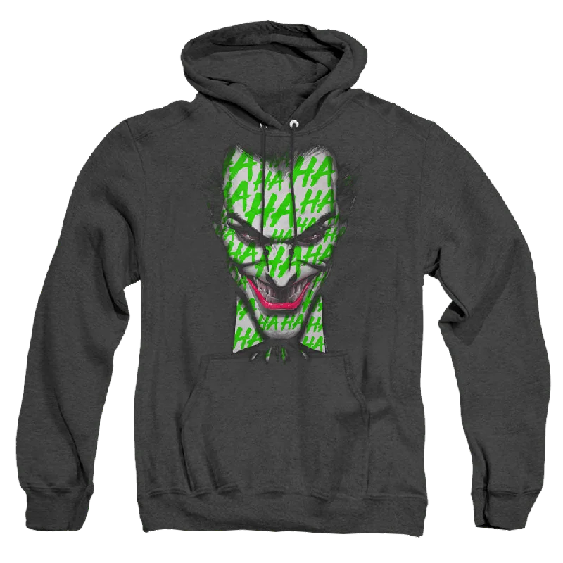 Joker, The Ha Ha Smile - Heather Pullover Hoodie