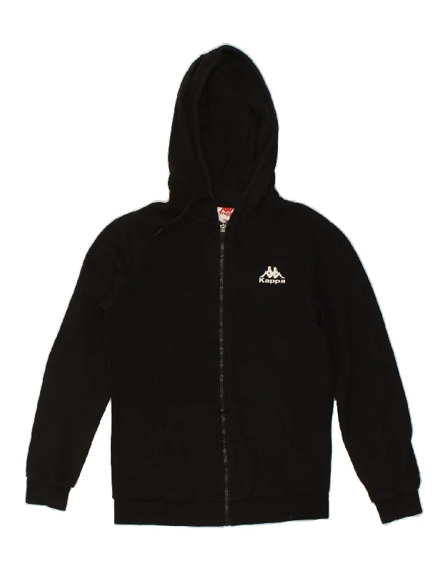 KAPPA Womens Zip Hoodie Sweater UK 10 Small Black Cotton Chenille Fabric Brocade Fabric Lace Fabric KAPPA Womens Zip Hoodie Sweater UK 10 Small Black Cotton Chenille Fabric Brocade Fabric Lace Fabric