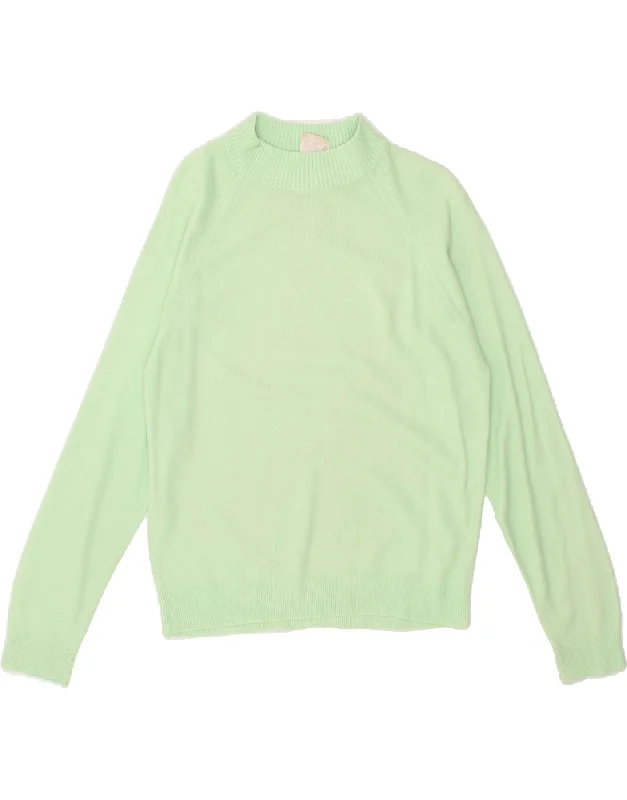 KEYNOTE Womens Turtle Neck Jumper Sweater UK 14 Medium Green Satin Fabric Silk Fabric Chiffon Fabric KEYNOTE Womens Turtle Neck Jumper Sweater UK 14 Medium Green Satin Fabric Silk Fabric Chiffon Fabric