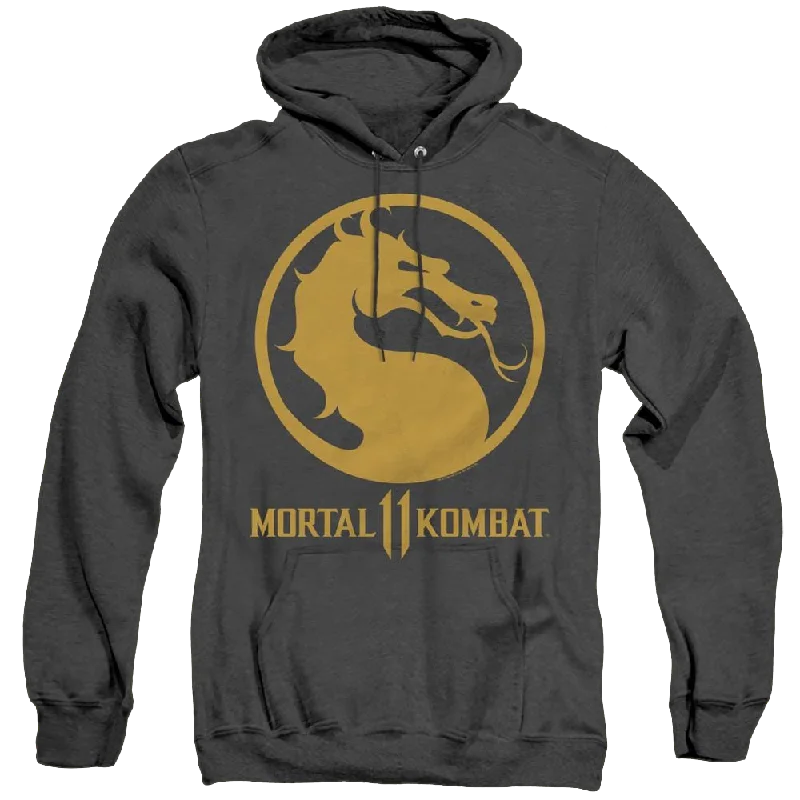 Mortal Kombat Dragon Logo - Heather Pullover Hoodie