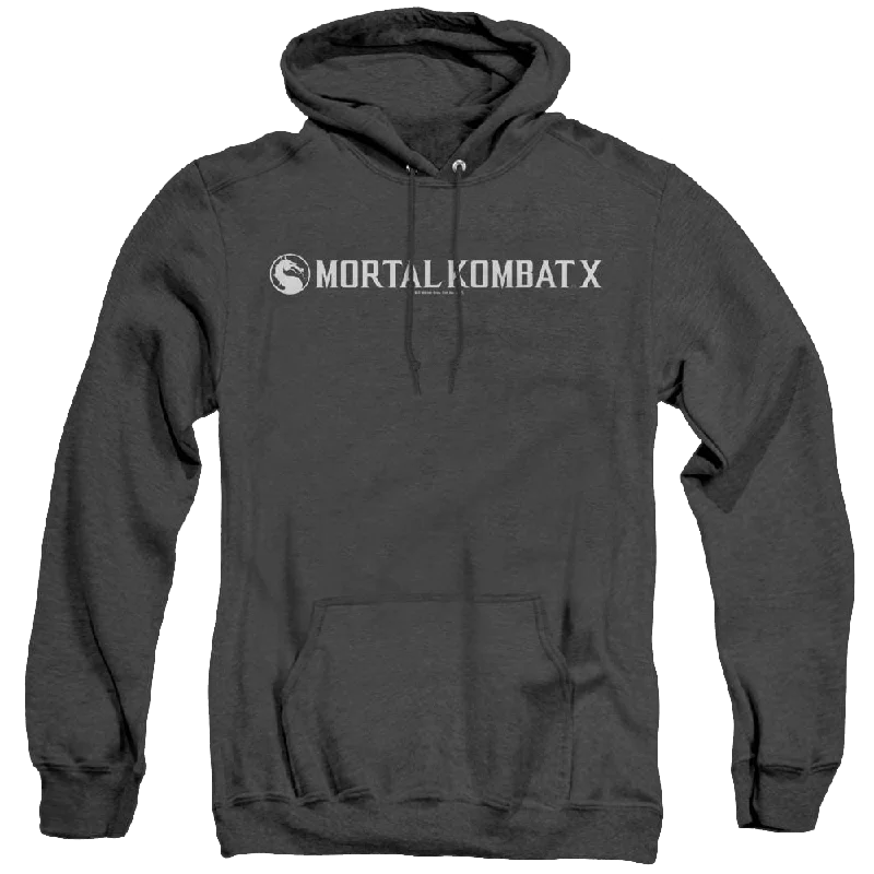 Mortal Kombat Horizontal Logo - Heather Pullover Hoodie