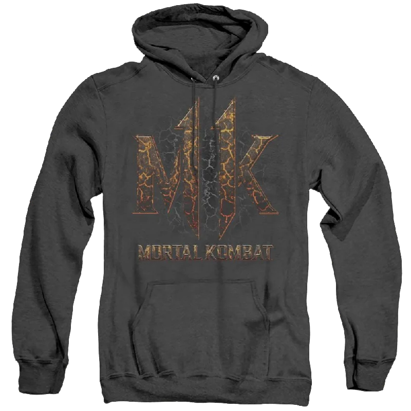 Mortal Kombat Mk11 Lava - Heather Pullover Hoodie