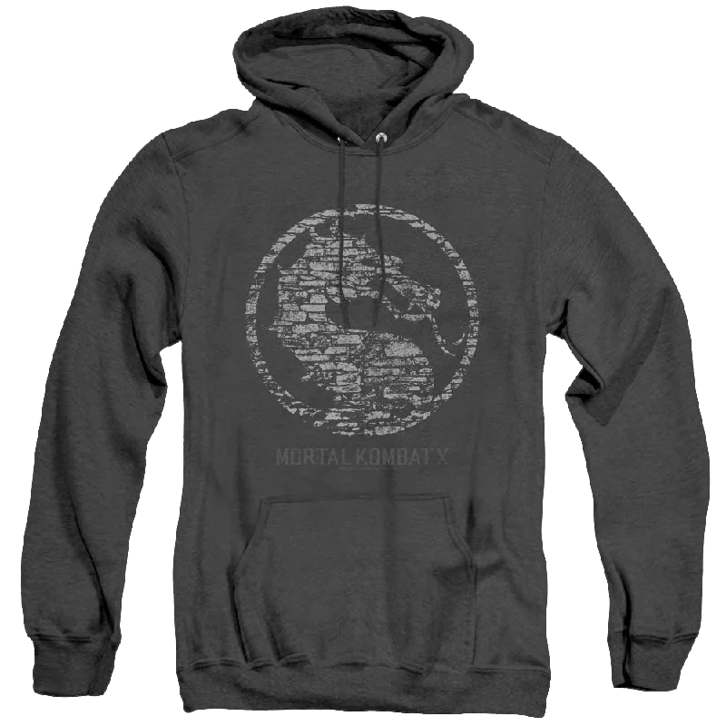 Mortal Kombat Stone Seal - Heather Pullover Hoodie