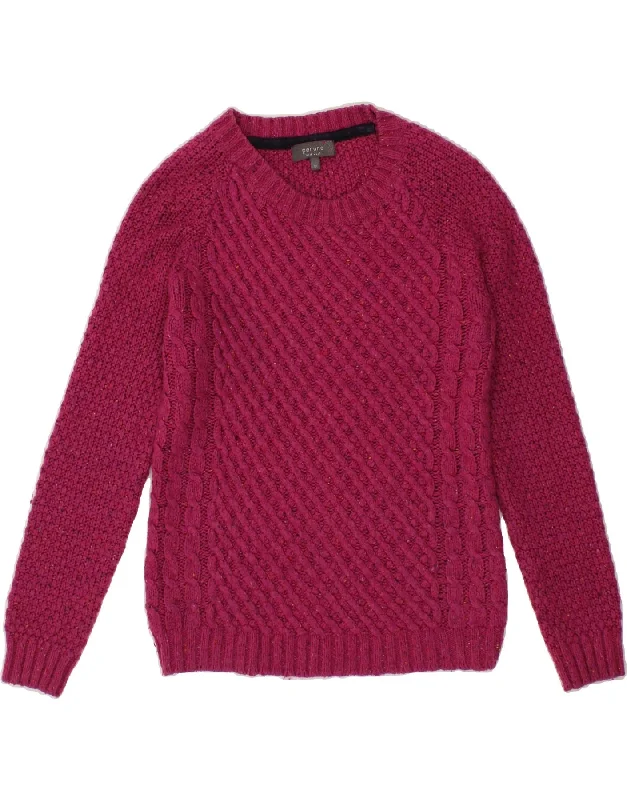 PER UNA Womens Boat Neck Jumper Sweater UK 12 Medium Pink Acrylic Hooded Caped Shawl Collar PER UNA Womens Boat Neck Jumper Sweater UK 12 Medium Pink Acrylic Hooded Caped Shawl Collar