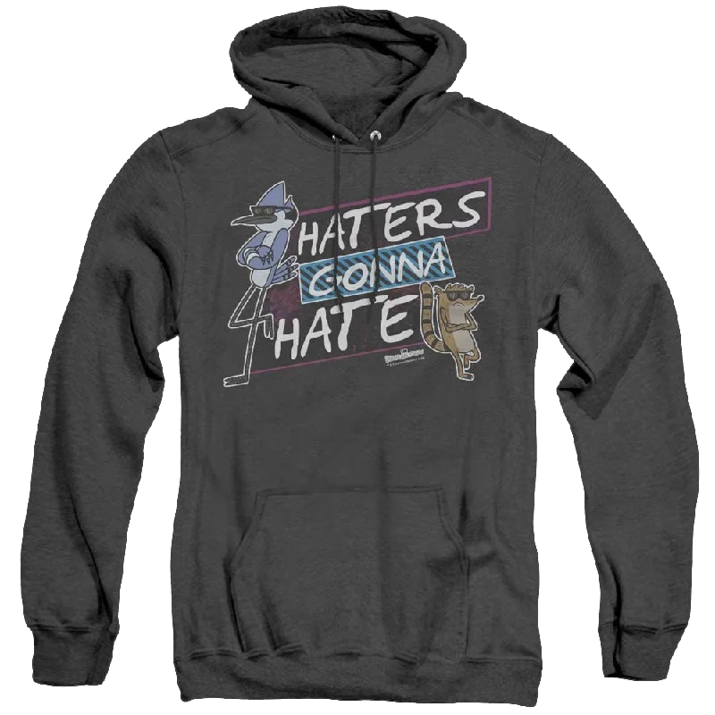 Regular Show, The Haters Gonna Hate - Heather Pullover Hoodie