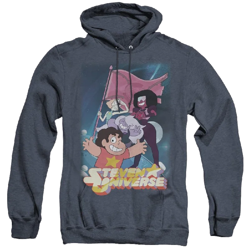 Steven Universe Crystal Gem Flag - Heather Pullover Hoodie