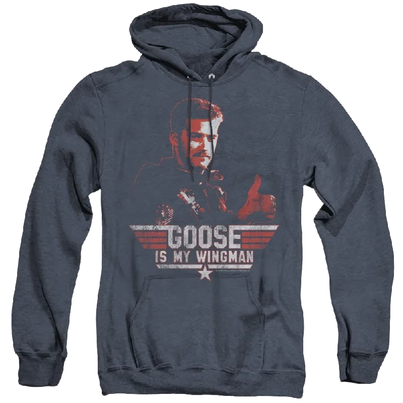 Top Gun Wingman Goose - Heather Pullover Hoodie