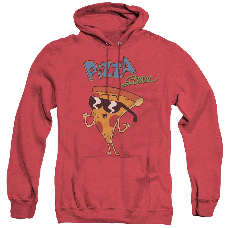 Uncle Grandpa Pizza Steve - Heather Pullover Hoodie