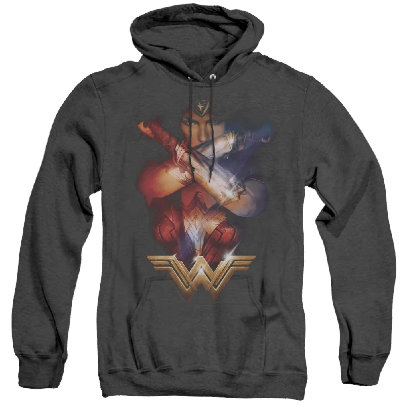 Wonder Woman Movie Arms Crossed - Heather Pullover Hoodie