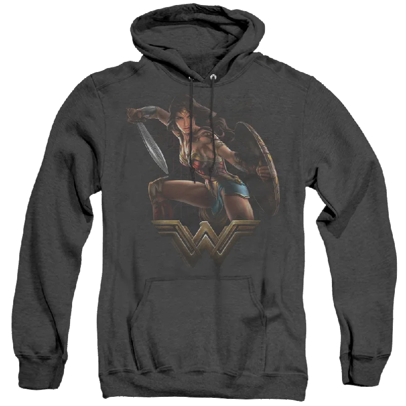 Wonder Woman Movie Fight - Heather Pullover Hoodie