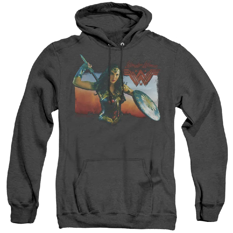 Wonder Woman Movie Warrior Woman - Heather Pullover Hoodie