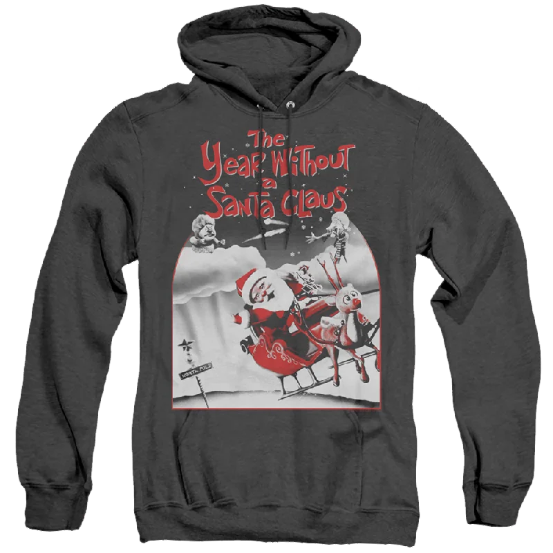 Year Without A Santa Claus, The Santa Poster - Heather Pullover Hoodie