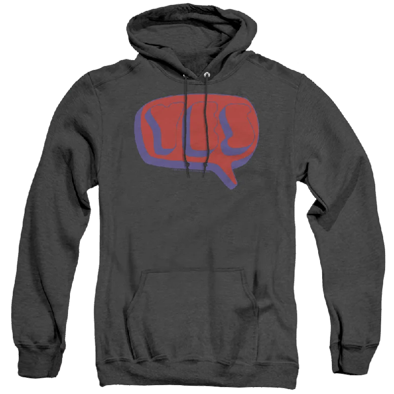 Yes Word Bubble - Heather Pullover Hoodie