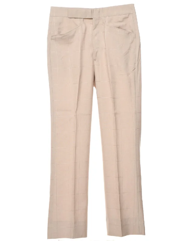 Beige Trousers - W30 L29