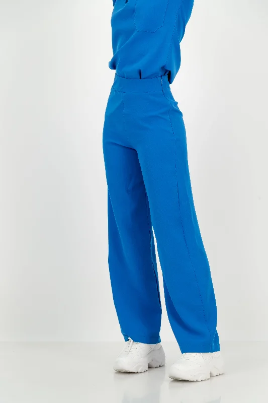 Women's Kyoto High Waist Trousers - Venice Blue