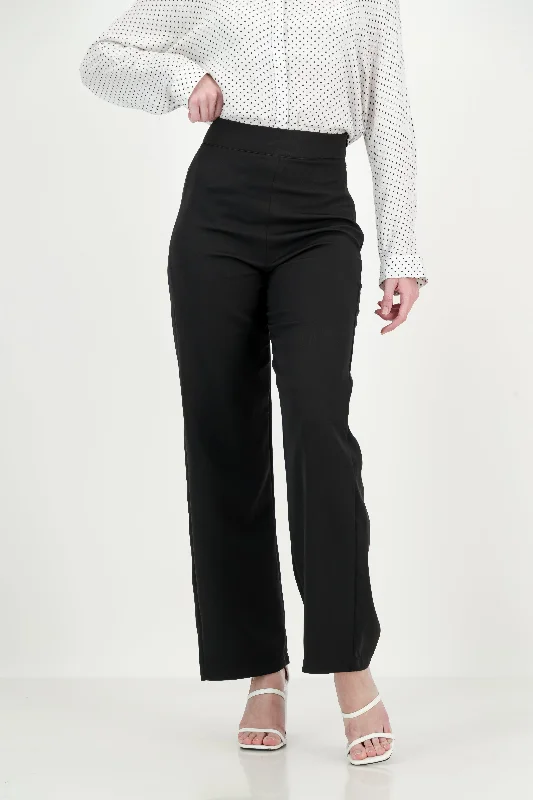 Women's Kyoto High Waist Trousers - Jet Black